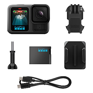 GoPro HERO13 BLACK action sports camera 27.6 MP 5.3K Ultra HD CMOS 25.4 / 1.9 mm (1 / 1.9") Wi-Fi 121 g