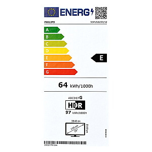 Philips Ambilight 50PUS8209 127 cm (50 colių) LED 4K Ultra HD Dolby Atmos Titan OS televizorius juodas