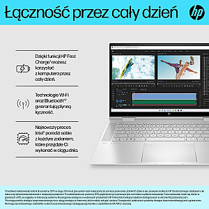 HP Envy 15-ES2050WM i5-1240P 15.6" FHD сенсорный 16 ГБ SSD512 BT BLKB FPR x360 Win11 натуральный серебристый (REPACK) 2 года