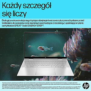 HP Envy 15-ES2050WM i5-1240P 15.6" FHD сенсорный 16 ГБ SSD512 BT BLKB FPR x360 Win11 натуральный серебристый (REPACK) 2 года