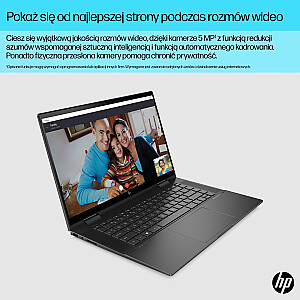 HP Envy 15-ES2050WM i5-1240P 15.6" FHD сенсорный 16 ГБ SSD512 BT BLKB FPR x360 Win11 натуральный серебристый (REPACK) 2 года