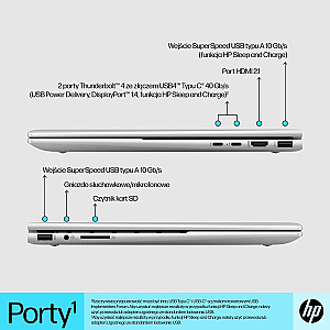 HP Envy 15-ES2050WM i5-1240P 15.6" FHD сенсорный 16 ГБ SSD512 BT BLKB FPR x360 Win11 натуральный серебристый (REPACK) 2 года