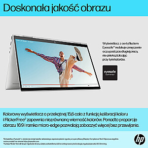 HP Envy 15-ES2050WM i5-1240P 15.6" FHD сенсорный 16 ГБ SSD512 BT BLKB FPR x360 Win11 натуральный серебристый (REPACK) 2 года