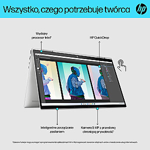 HP Envy 15-ES2050WM i5-1240P 15.6" FHD сенсорный 16 ГБ SSD512 BT BLKB FPR x360 Win11 натуральный серебристый (REPACK) 2 года