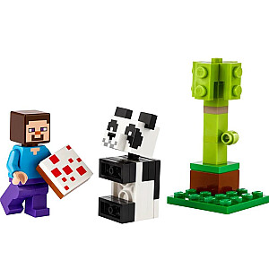 LEGO Minecraft 30672 Steve'as ir mažoji panda