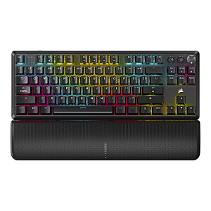 Corsair | Tenkeyless mechaninė žaidimų klaviatūra | K70 CORE TKL | Žaidimų klaviatūra | Belaidis | NA | Juoda | MLX RED jungiklis | Belaidis ryšys