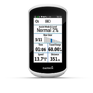 Навигатор Garmin Edge Explore Ручной/стационарный 7,62 см (3") TFT сенсорный экран 116 г Черный, белый