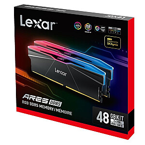 Память ПК DDR5 ARES RGB 48ГБ(2*24ГБ)/8000 черная