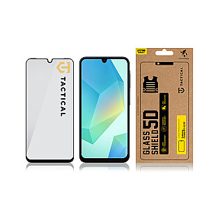 Taktinis stiklas 5D, skirtas Samsung Galaxy A16 5G juodas