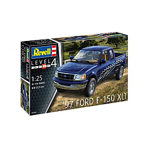 Klijuojamas modelis 1997 Ford F-150 Xlt 1:25 116 vnt. Revell 10+ 07045