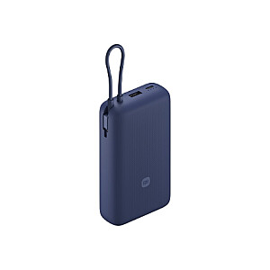 Xiaomi 33W Power Bank (Integrated Cable) | 20000 mAh | USB-C/USB-C cable/USB-A | Blue