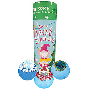 BOMB COSMETICS SET Gonkmas Tube zestaw świątecznych kul do kąpieli 3szt.