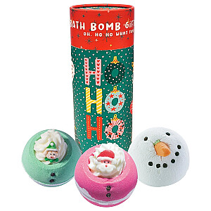 BOMB COSMETICS SET Ho Ho Ho tuba z kulami do kąpieli 3szt.