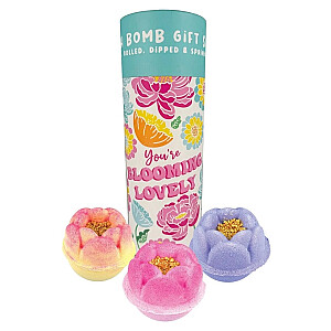 BOMB COSMETICS SET You're Blooming Lovely tuba z kulami do kąpieli 3 szt.