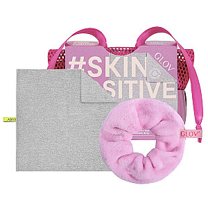 GLOV SET Skin Positive ręcznik na siłownię Gym Towel + frotka do oczyszczania twarzy Moon Fiber Face Cleansing Scrunchie