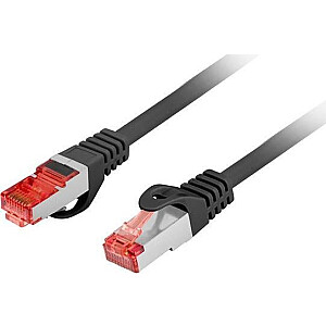 Lanberg PATCHCORD KAT.6 FTP LSZH CU 0.25M ЧЕРНЫЙ FLUKE ПРОШЕЛ LANBERG