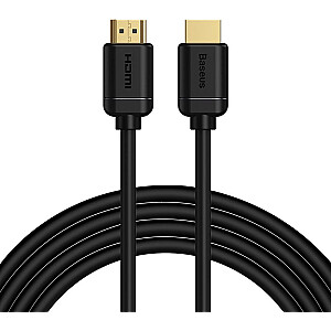 „Baseus“ didelės raiškos HDMI 2.0 4K 60 Hz, 3D, HDR, 18 Gbps, 3 m (juoda)