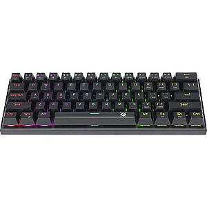 Klawiatura mechaniczna CAIRON GK-081 podświetlenie RGB Czarna