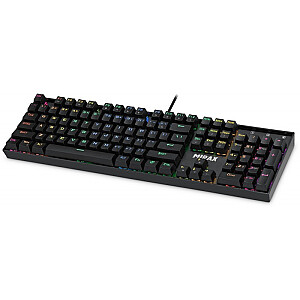 Klawiatura mechaniczna MIRAX GK-352 podświetlenie RGB Czarna 