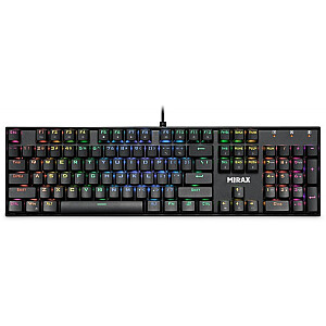 Механическая клавиатура MIRAX GK-352 с RGB-подсветкой, черная 