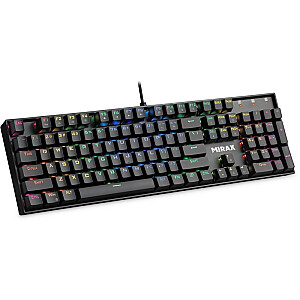 Механическая клавиатура MIRAX GK-352 с RGB-подсветкой, черная 