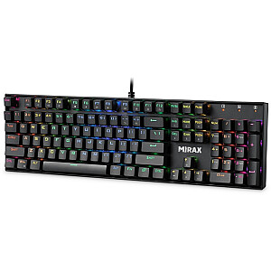 Механическая клавиатура MIRAX GK-352 с RGB-подсветкой, черная 