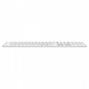 Klawiatura Magic Keyboard z Touch ID i polem numerycznym dla modeli Maca z czipem Apple - angielski (międzynarodowy) - białe klawisze