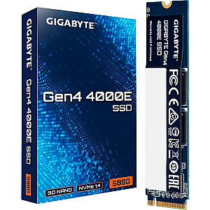 Твердотельный накопитель Dysk Gigabyte 4000E 500 ГБ M.2 2280 PCI-E x4 Gen4 NVMe (G440E500G)