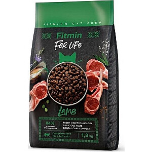 Fitmin Cat For Life взрослый ягненок 1,8 кг