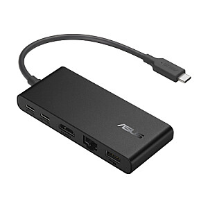 Asus Dual 4K USB-C dokas DC201 | Ethernet LAN (RJ-45) prievadai 1 | USB 3.0 (3.1 Gen 1) C tipo prievadų kiekis 3 | HDMI prievadų kiekis 1