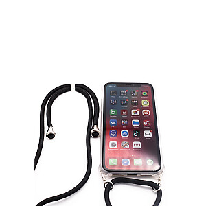 Evelatus Apple iPhone 11 Pro Silicone Transparent with Necklace TPU Strap Transparent