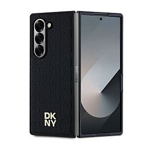 DKNY - DKNY PU Leather Repeat Pattern Stack Logo MagSafe Case for Samsung Galaxy Z Fold 6 Black