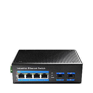 Cudy IG1004S2P tinklo jungiklis Nevaldomas Gigabit Ethernet (10/100/1000) Maitinimas per Ethernet (PoE) Juodas