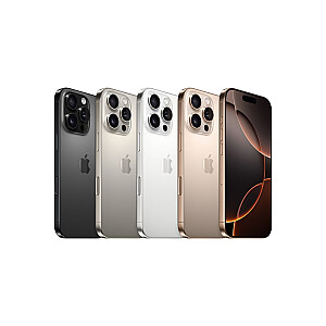 Apple iPhone 16 Pro 16 cm (6,3 colio) su dviem SIM kortelėmis iOS 18 5G USB Type-C 128 GB Balta