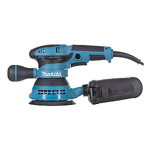 Makita atsitiktinis orbitinis šlifuoklis, 300 W, 125 mm, 4000-12000 min-1, 2,8 mm, 1,4 kg Tiekimas