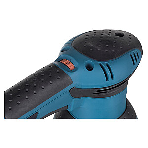 Makita atsitiktinis orbitinis šlifuoklis, 300 W, 125 mm, 4000-12000 min-1, 2,8 mm, 1,4 kg Tiekimas