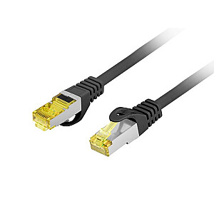 Patchcord kat.6 S/FTP 5M czarny PCF6A-10CU-0500-BK 