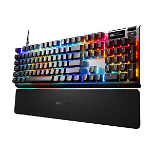 SteelSeries | Gaming Keyboard | Apex Pro Gen 3 | Wired | US Layout | Black | USB-C | OmniPoint 3.0 Adjustable HyperMagnetic Switches