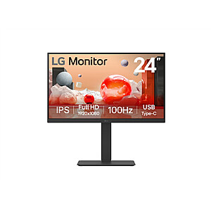 LG 24BA750-B | 23.8 " | IPS | FHD | 16:9 | 100 Hz | 5 ms | 1920 x 1080 pixels | 200 cd/m² | HDMI ports quantity 1 | Black