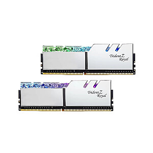 Pamięć PC - DDR4 32 ГБ (2x16 ГБ) TridentZ Royal RGB 4800 МГц CL20 XMP2 Silver 