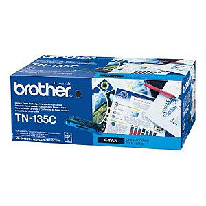 Brother Тонер TN-135 TN135 Голубой 4k (TN135C)