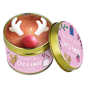 BOMB COSMETICS You Light Up My Christmas świeca zapachowa w puszce 237g