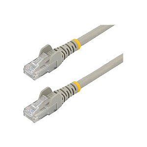 StarTech.com 50 cm CAT6 eterneto kabelis – pilkas, gigabitinis CAT 6 laidas – 100 W PoE RJ45 UTP 650 MHz 6 kategorijos tinklo pataisos laidas UL|TIA (N6PATC50CMGR) – pataisomasis kabelis – 50 cm – pilkas