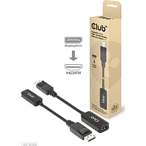 Club 3D Club3D DisplayPort 1.4 į HDMI 4K120Hz HDR Active M/F adapteris