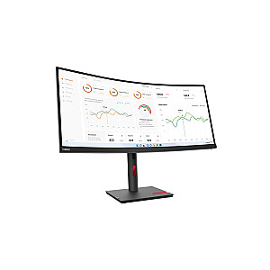 Lenovo ThinkVision T34w-30 LED ekranas 86,4 cm (34 colių) 3440 x 1440 pikselių Wide Quad HD, juodas