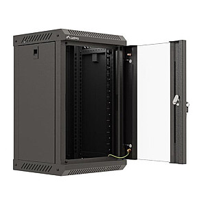 Szafa instalacyjna rack wisząca 10 cali 9U 300x300 czarna 