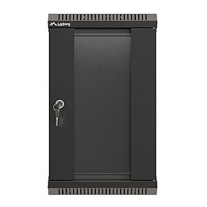 Szafa instalacyjna rack wisząca 10 cali 9U 300x300 czarna 