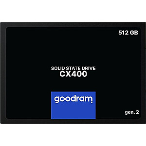 SSD diskas GoodRam CX400 gen.2 512 GB 2,5&quot; SATA III (SSDPR-CX400-512-G2)