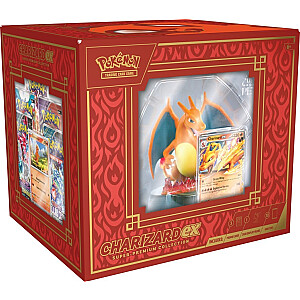 Фигурка покемона Набор покемонов Charizard Ex Super Premium Collection, большая фигурка, 10 бустеров