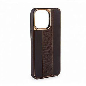 iLike Apple iPhone 13 Leather Case Customized Brown